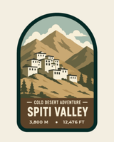 Spiti Valley - Bag Patch Sticker