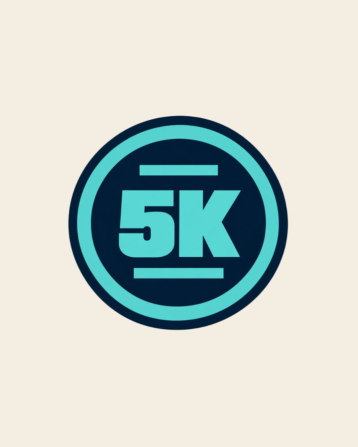 5K – Peel & Stick Running Patch