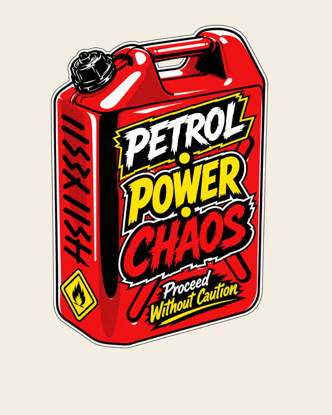 Petrol Power Chaos - Bag Patch Sticker