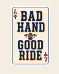 Bad Hand Good Ride  - Bag Patch Sticker