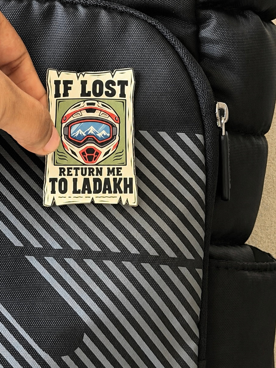 Return Me To Ladakh - Bag Patch Sticker
