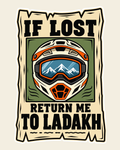Return Me To Ladakh - Bag Patch Sticker