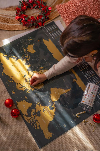 World Travel Scratch Map