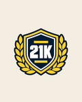 21K – Peel & Stick Half Marathon Patch