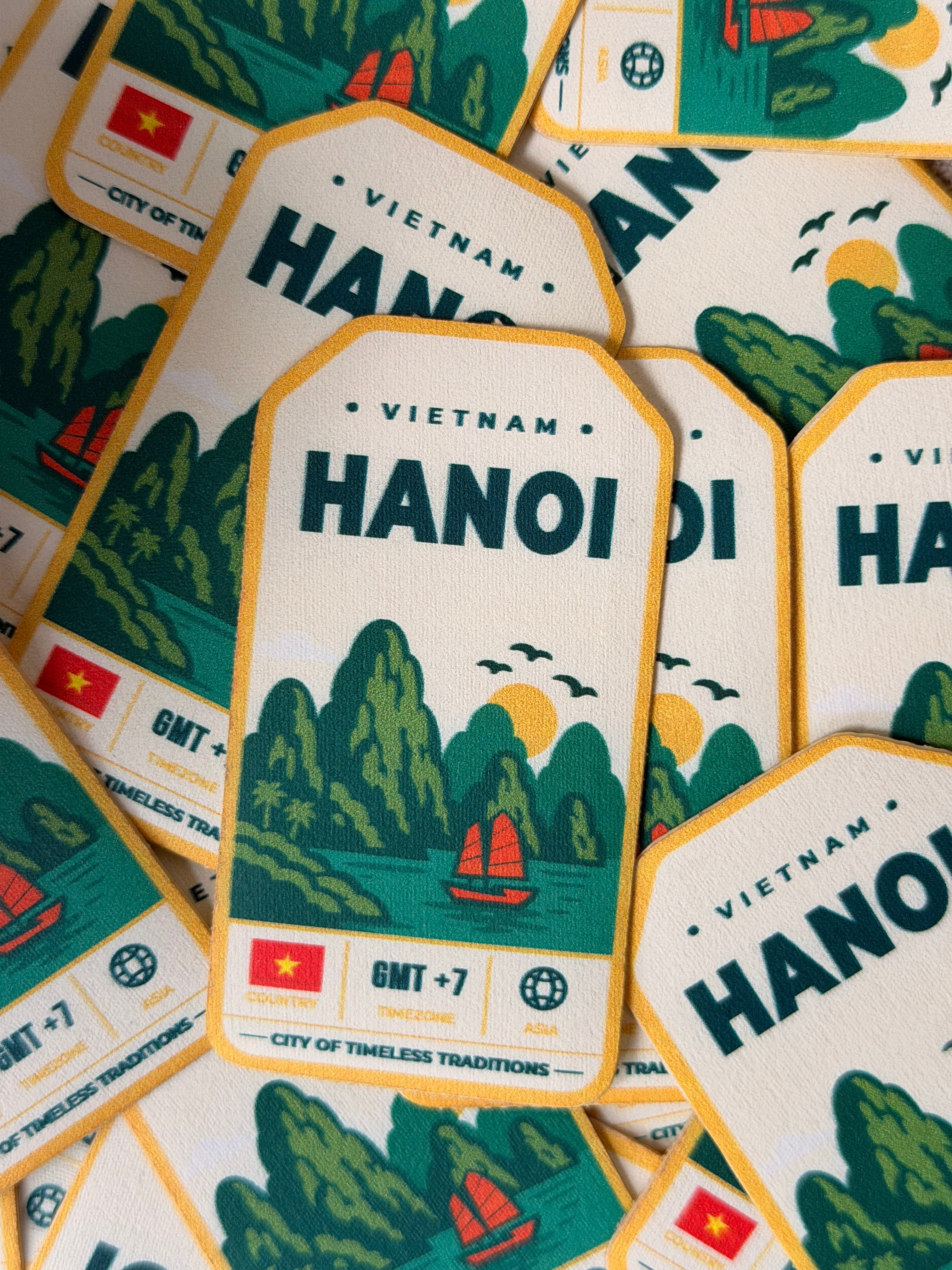 Hanoi - Bag Patch Sticker