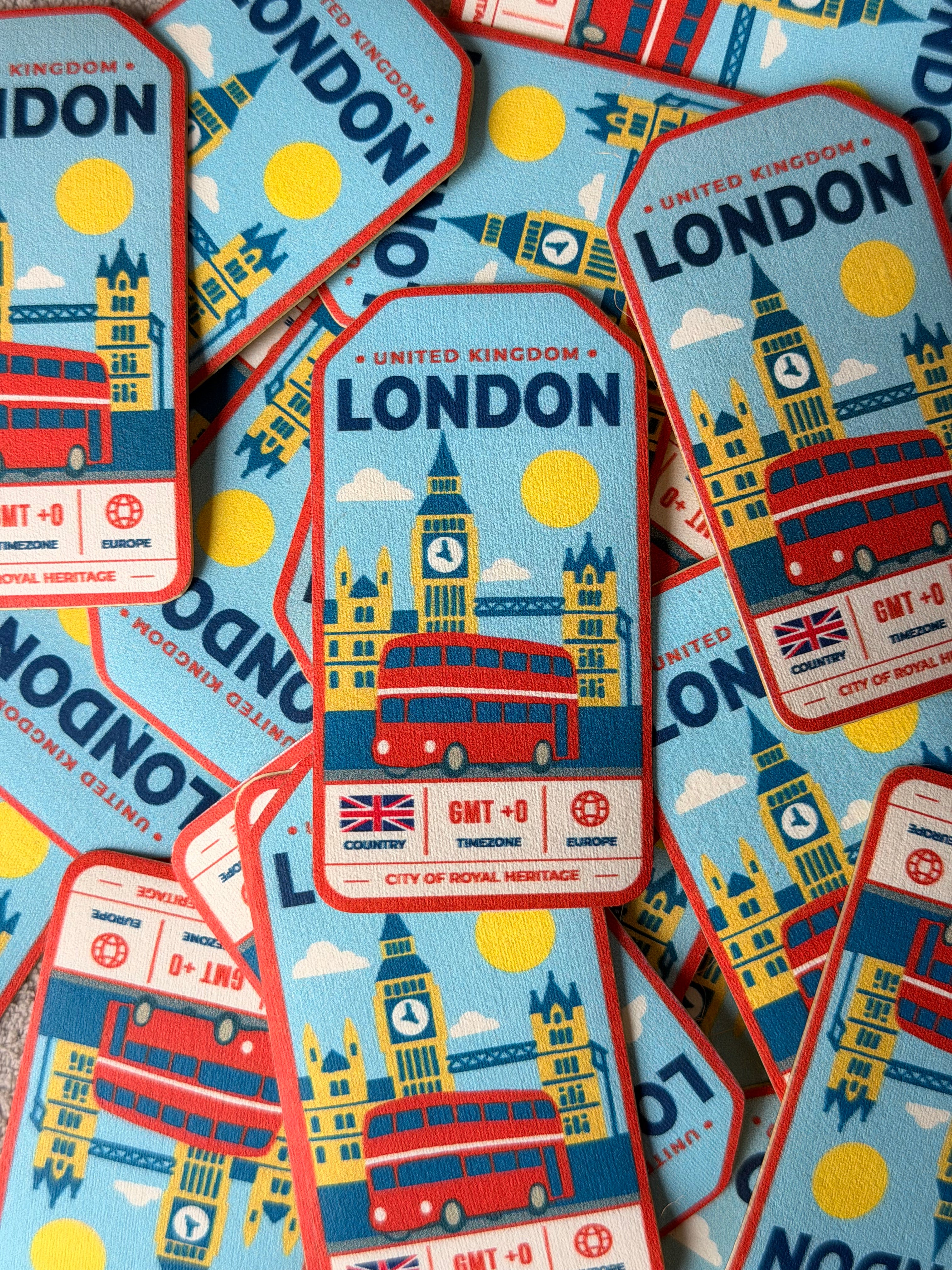 London - Bag Patch Sticker
