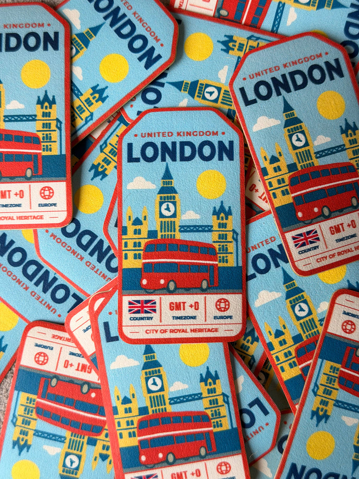 London - Bag Patch Sticker