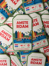 Amsterdam - Bag Patch Sticker