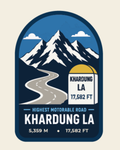 Khardung La - Bag Patch Sticker