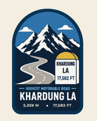 Khardung La - Bag Patch Sticker