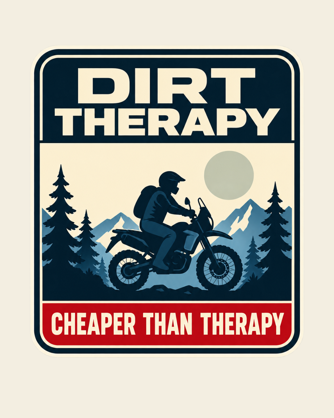 Dirt Therapy - Bag Patch Sticker