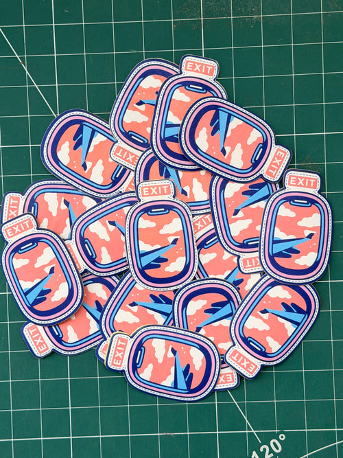 Exit - Decorative Bag Patches