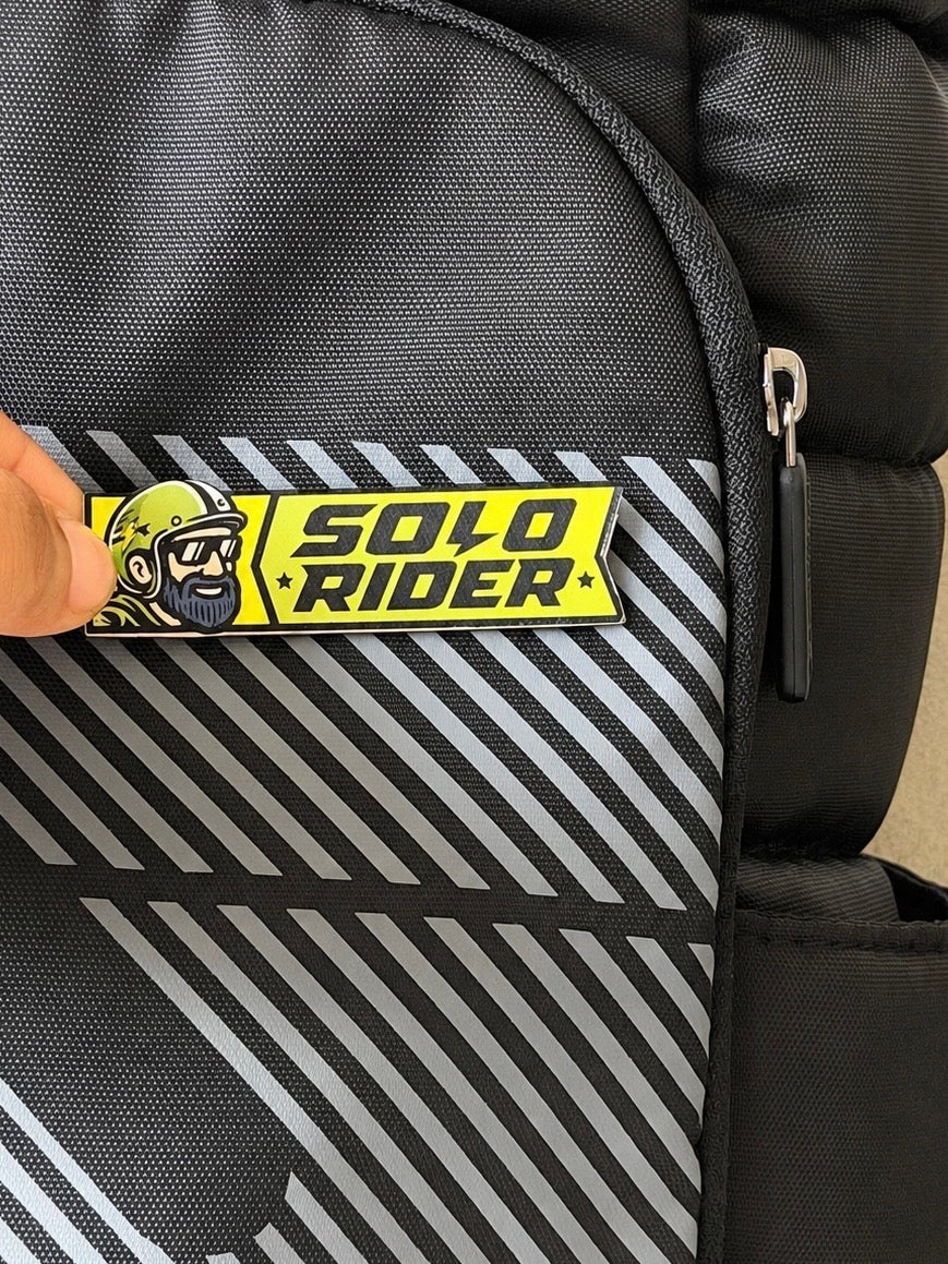 Solo Rider - Bag Patch Sticker