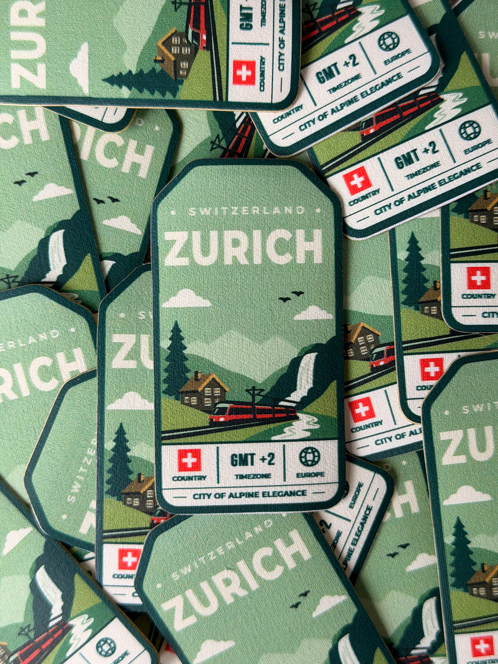 Zurich - Bag Patch Sticker