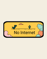 No Internet – Decorative Bag Patch