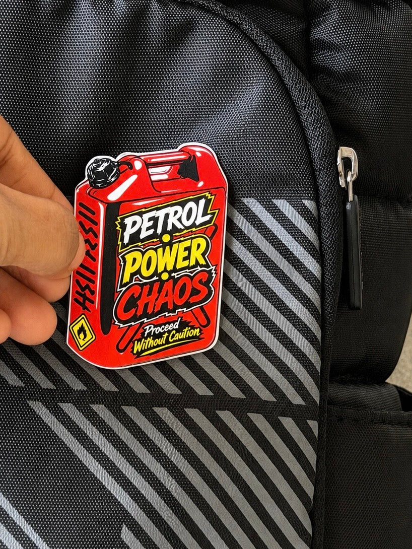 Petrol Power Chaos - Bag Patch Sticker