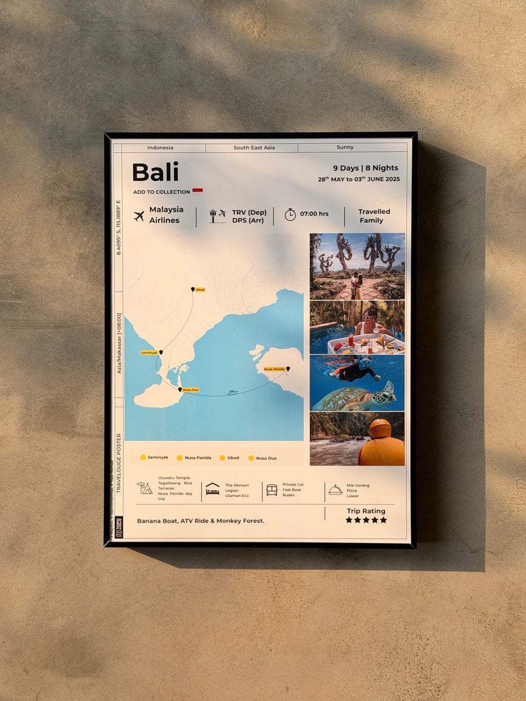 Road Trip - Travelogue Poster©