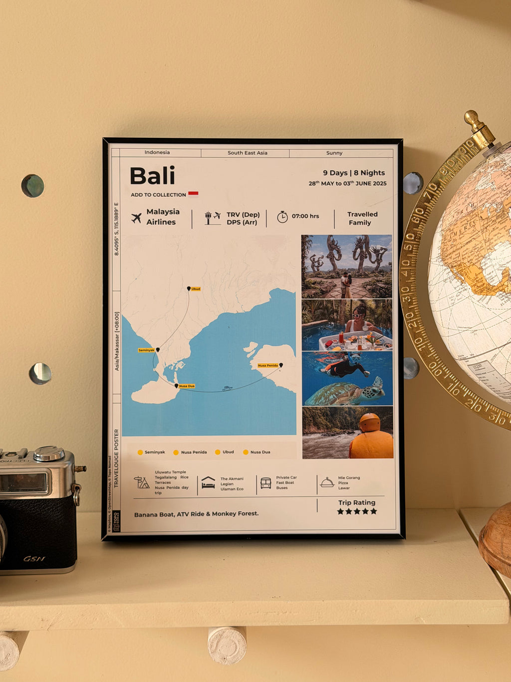 Travelogue Poster© – Topo Nomad