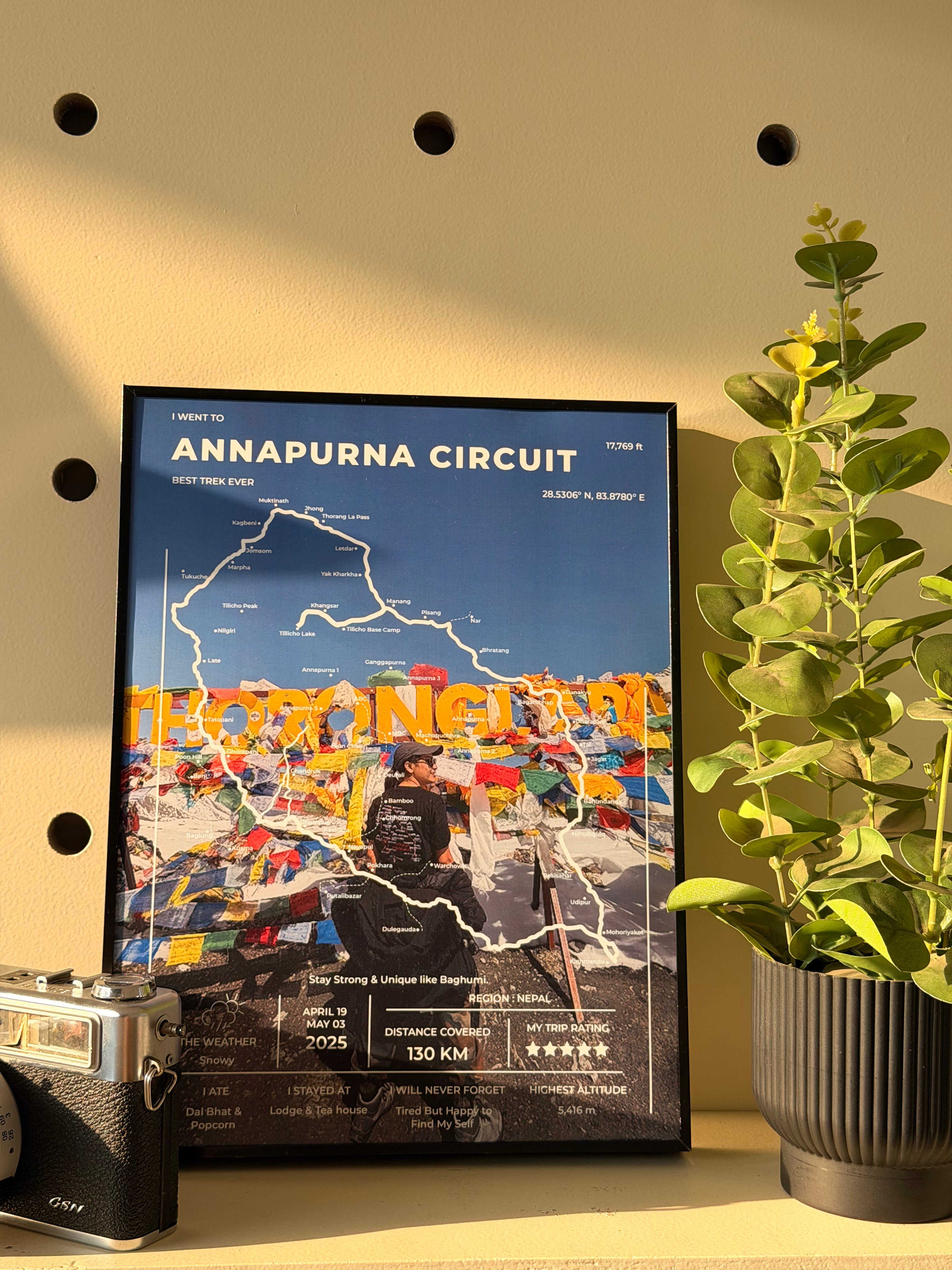 Annapurna Base Camp Edition - Frame Your Trek©