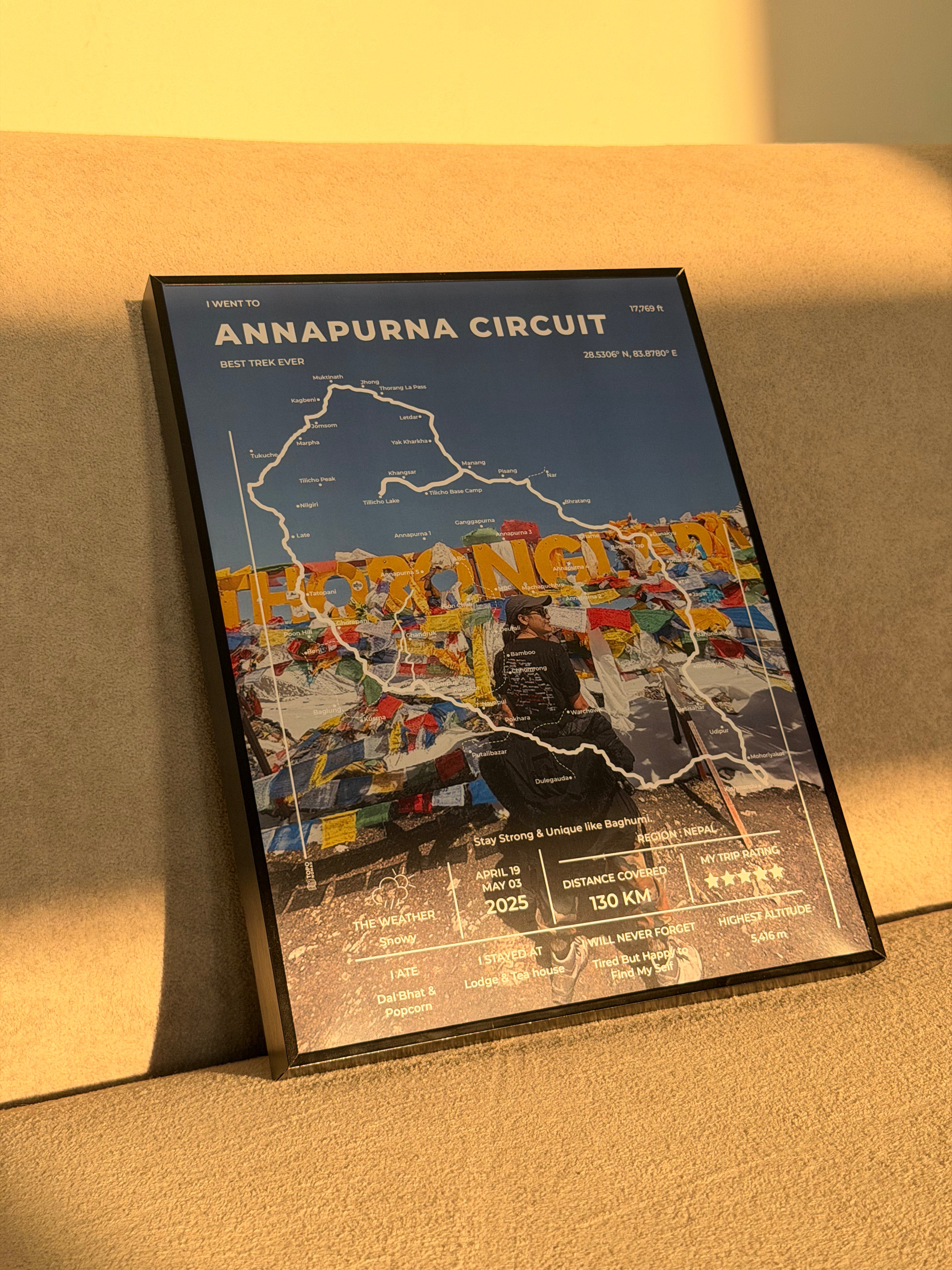 Annapurna Base Camp Edition - Frame Your Trek©