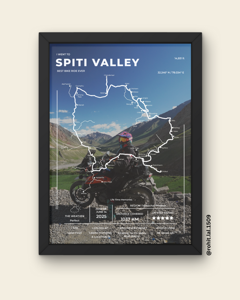 Spiti Valley Edition - Frame Your Road Trip©