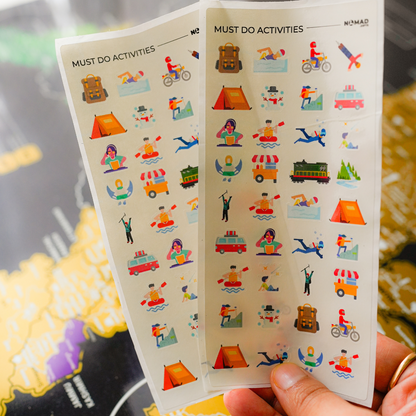 World Travel Scratch Map