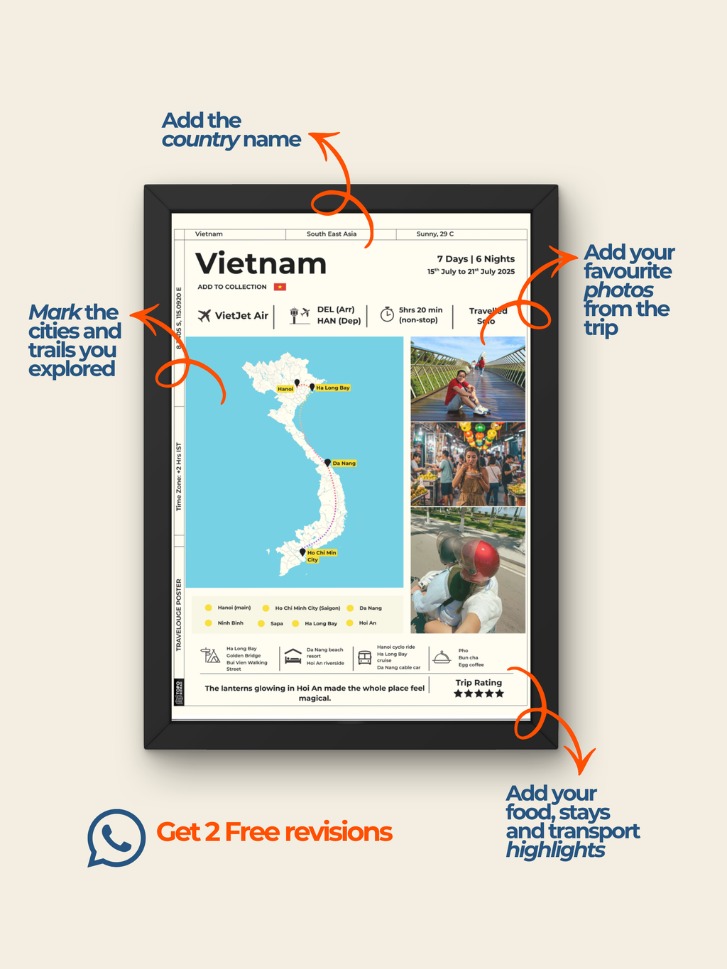 Vietnam Travelogue Poster©