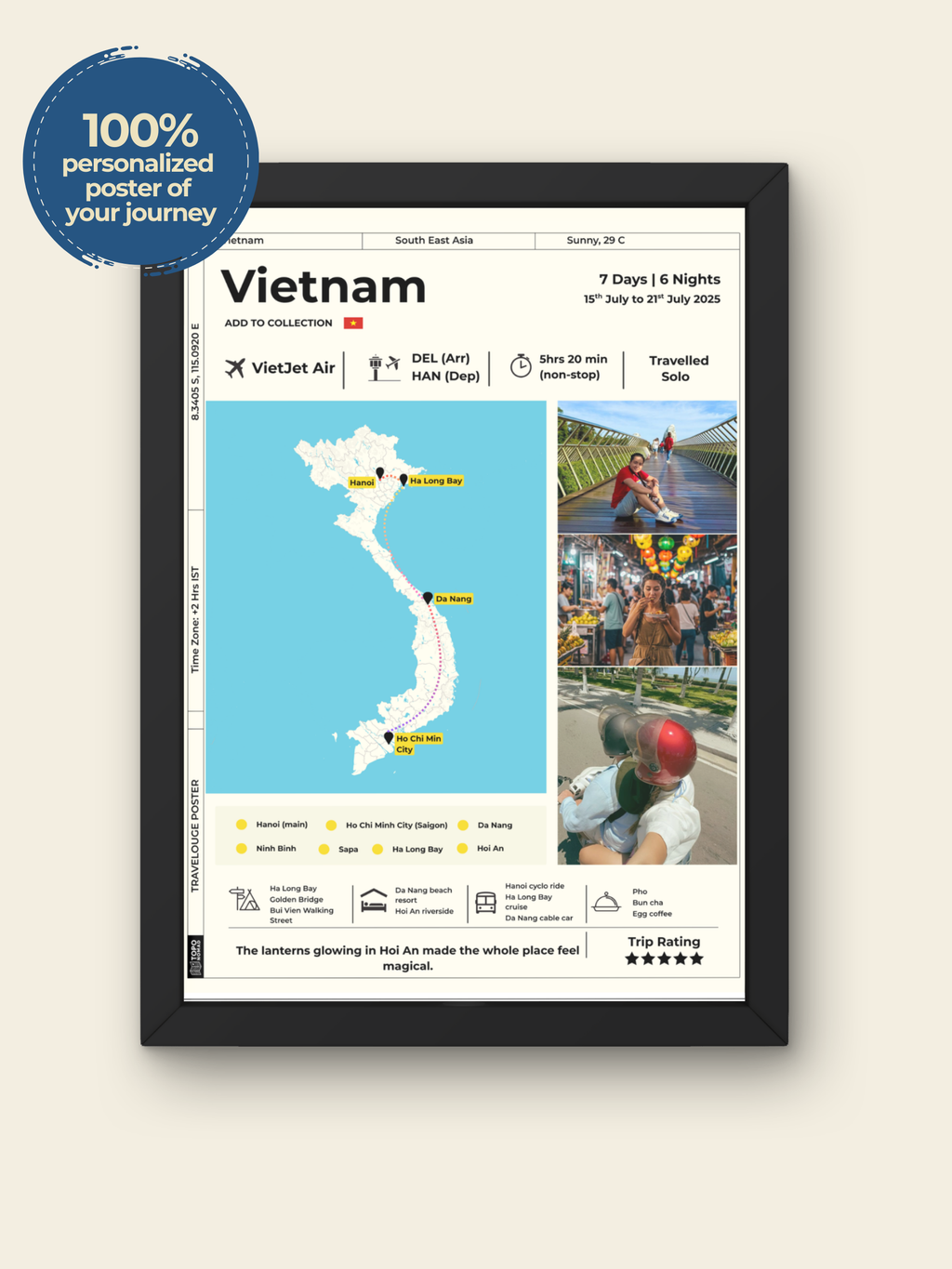 Vietnam Travelogue Poster©