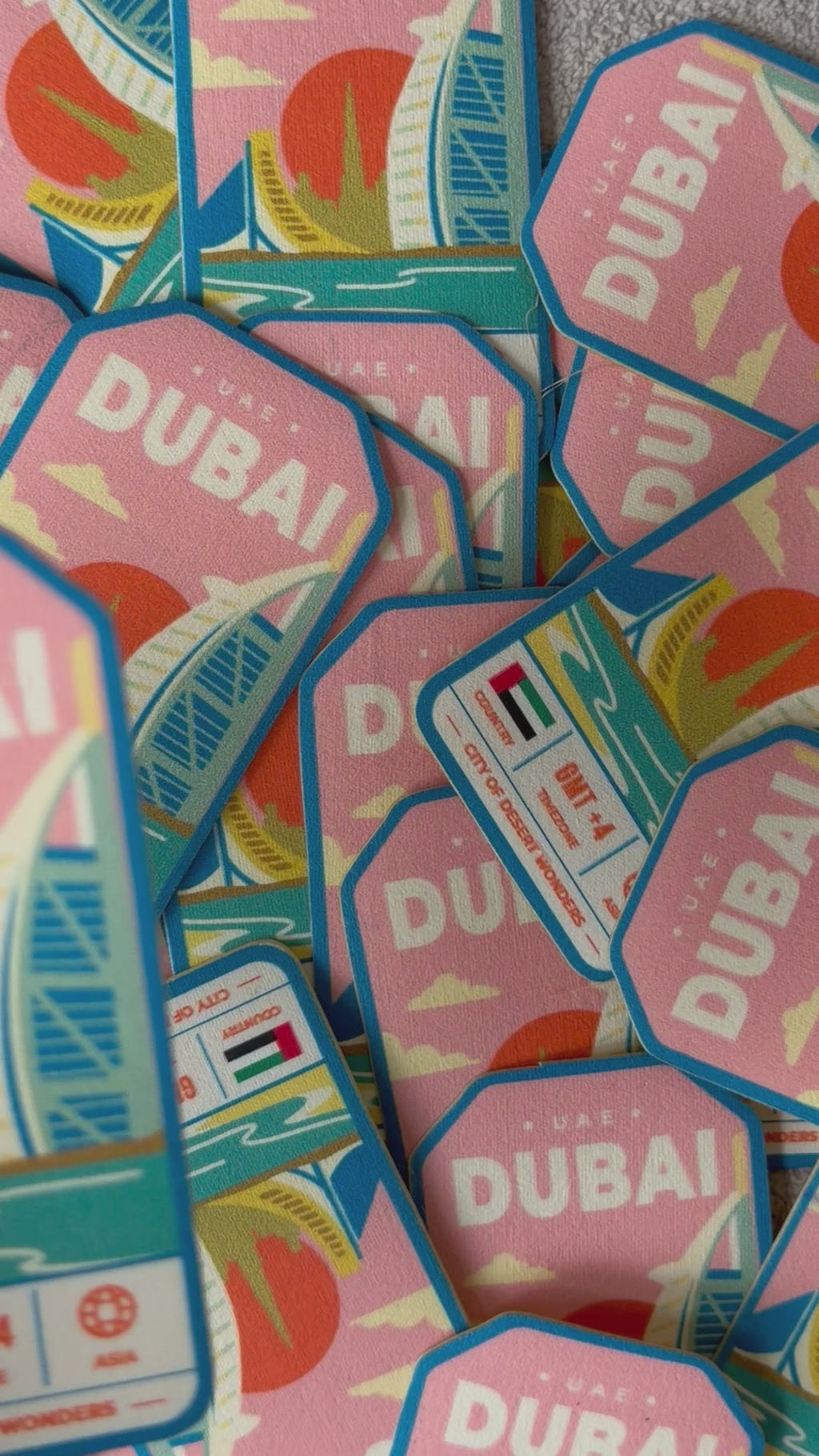 Dubai - Bag Patch Sticker
