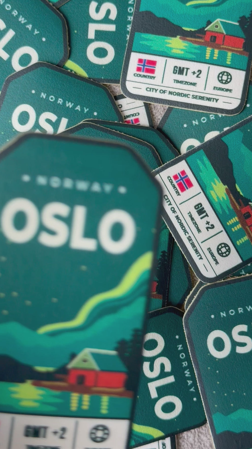 Oslo - Bag Patch Sticker