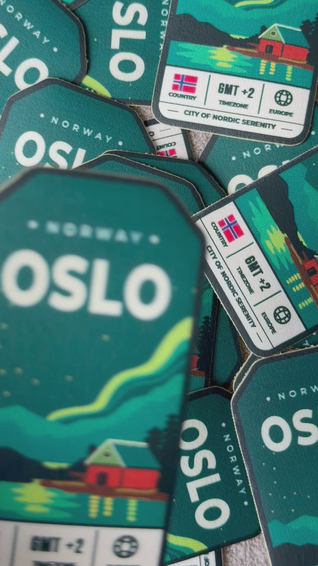Oslo - Bag Patch Sticker