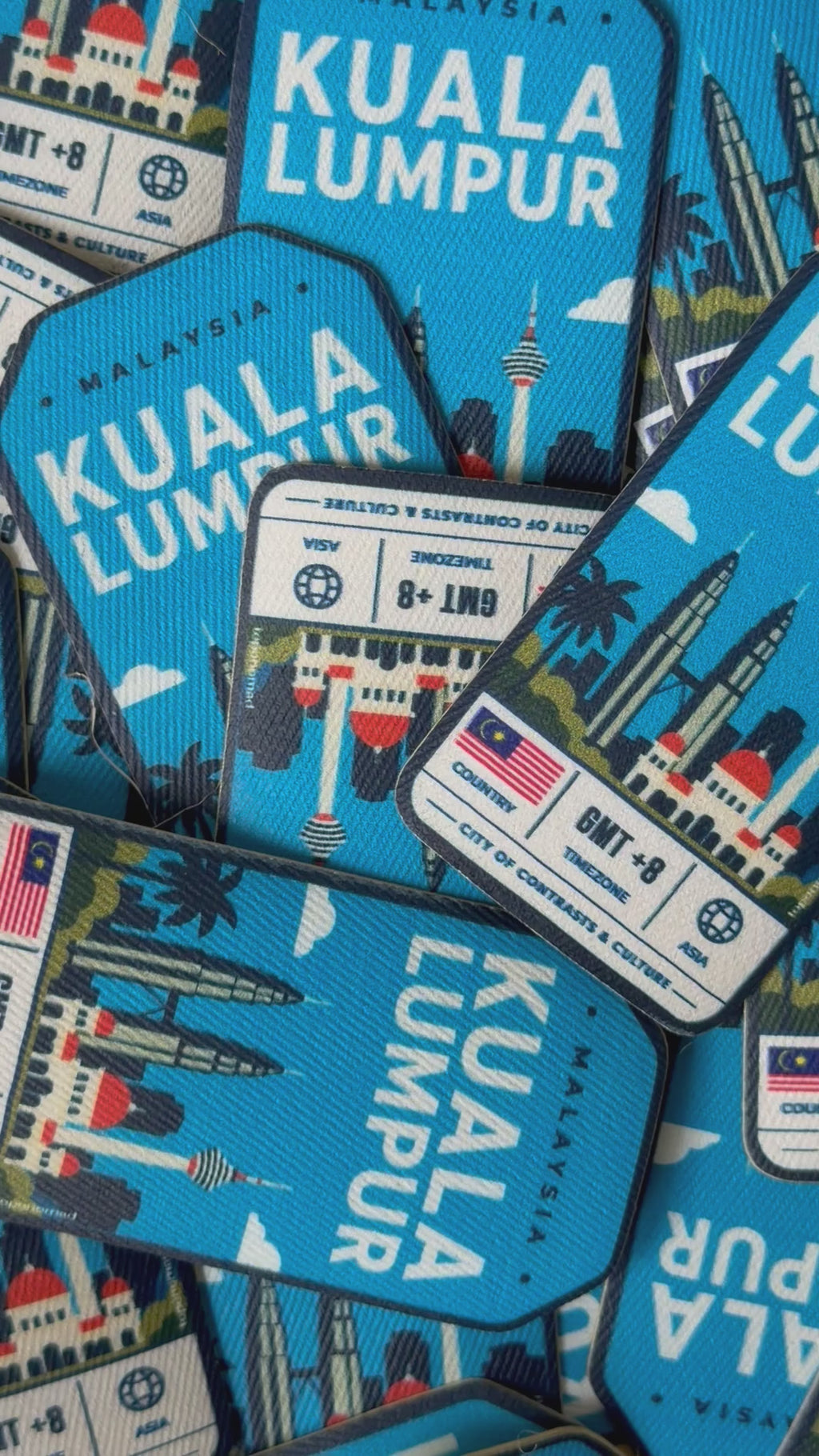 Kuala Lumpur - Bag Patch Sticker