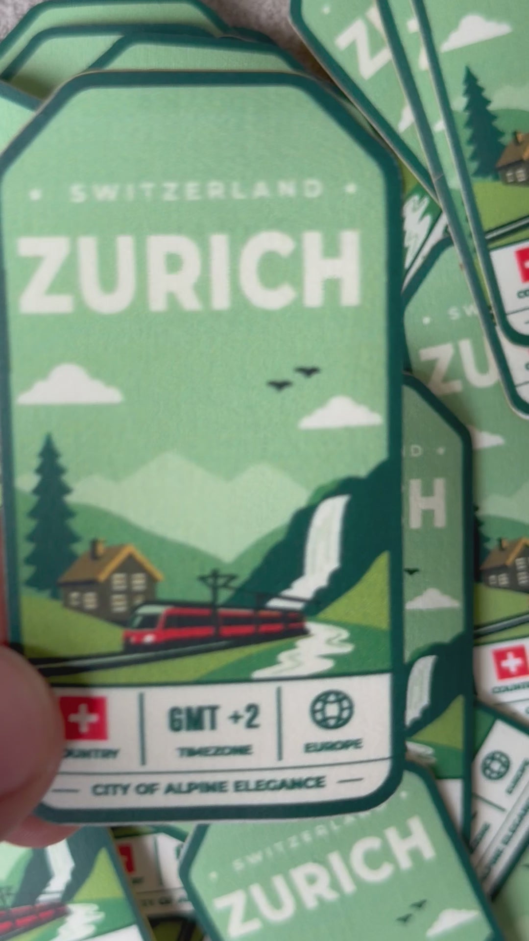 Zurich - Bag Patch Sticker