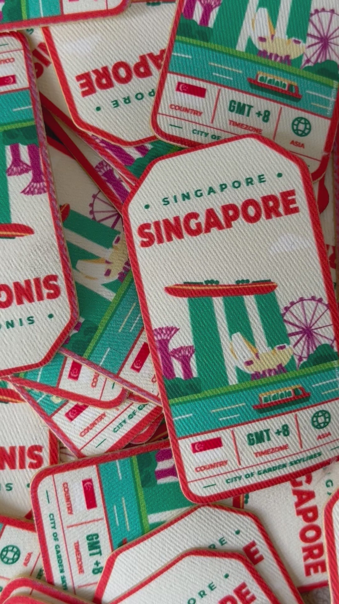 Singapore - Bag Patch Sticker
