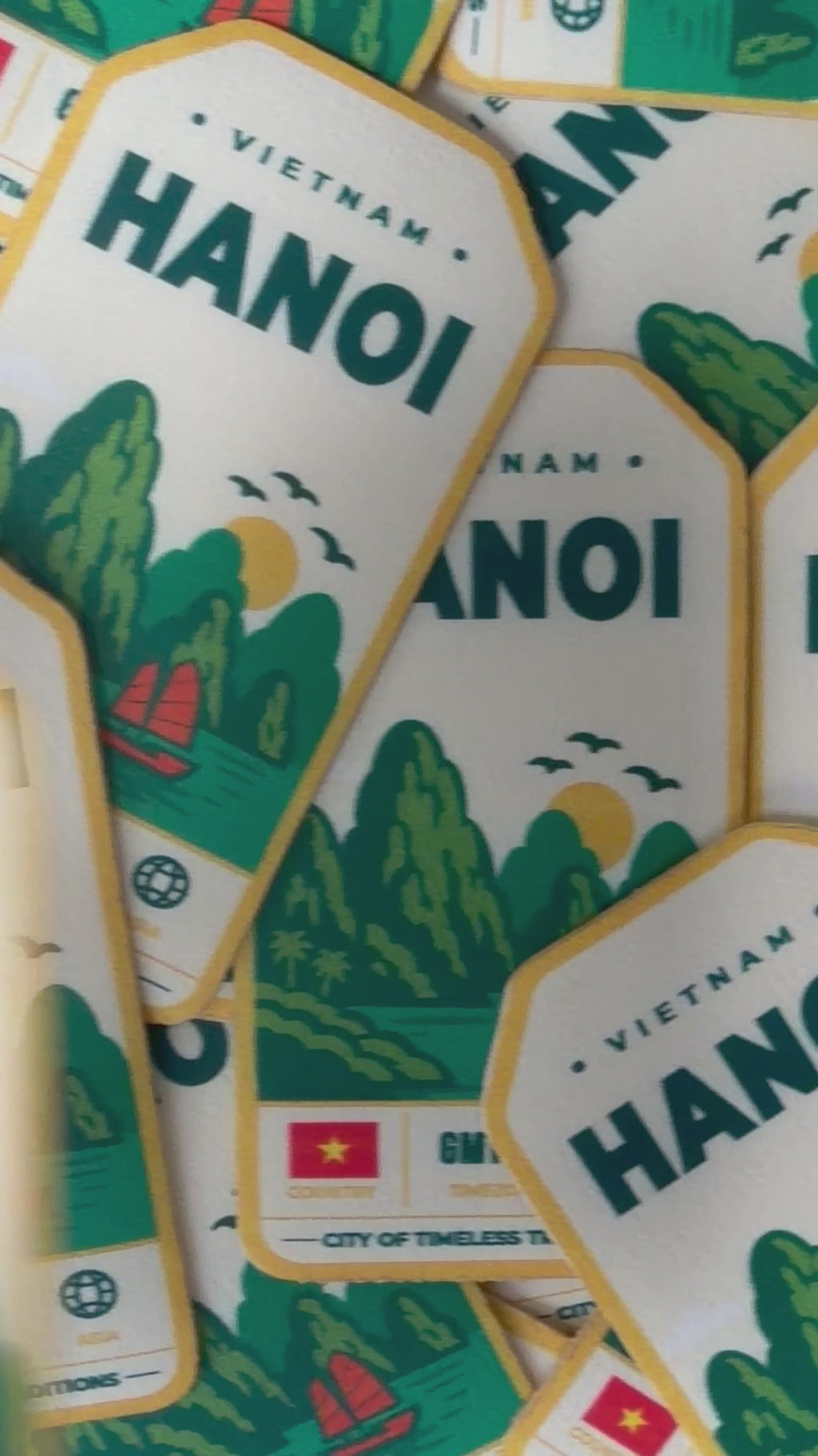 Hanoi - Bag Patch Sticker