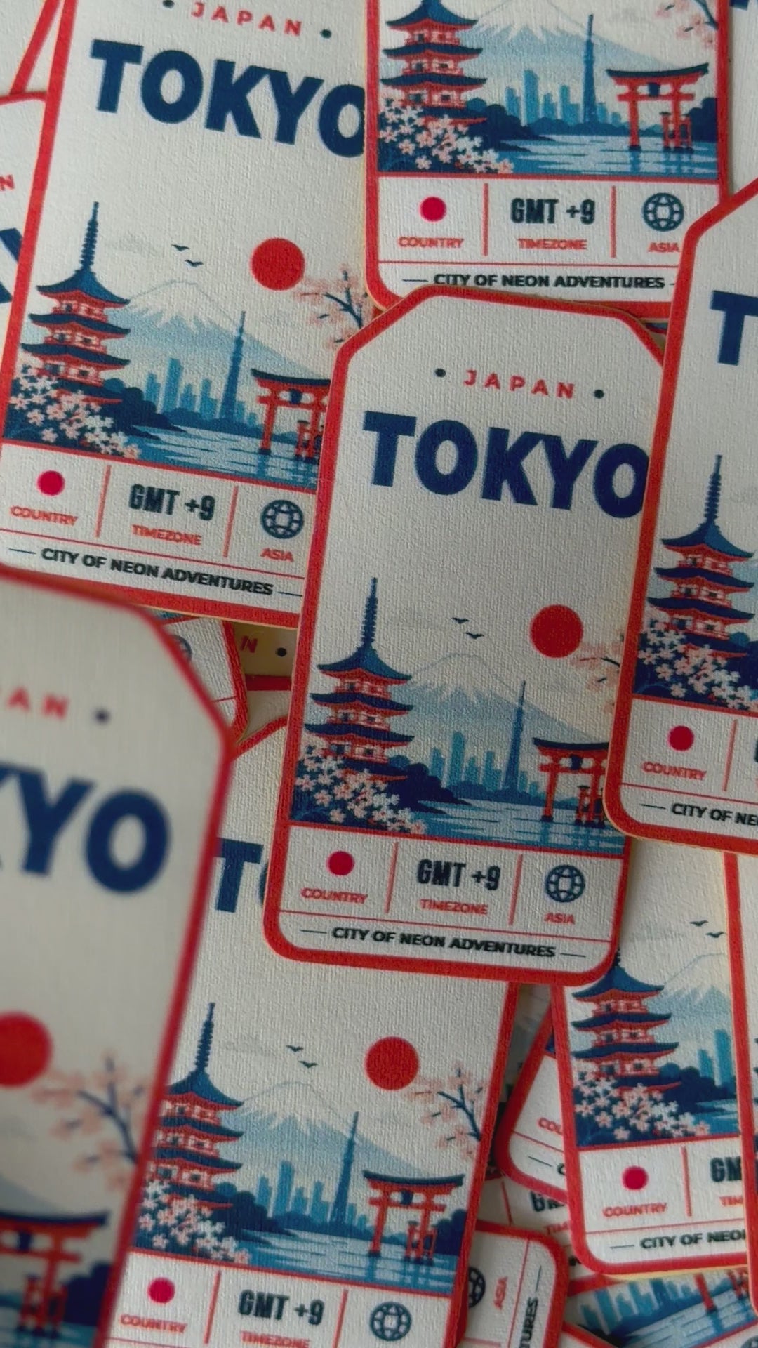 Tokyo - Bag Patch Sticker