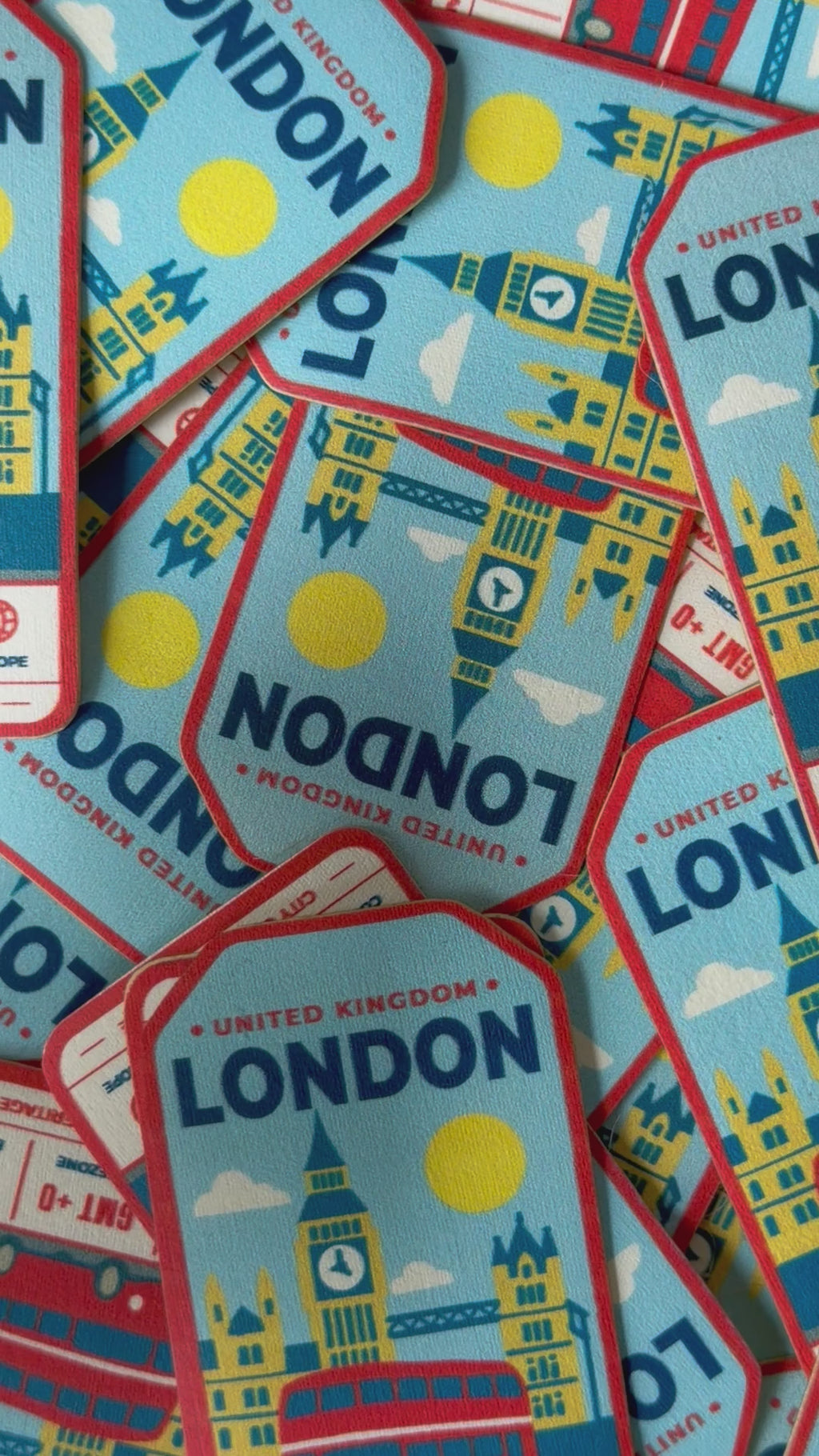 London - Bag Patch Sticker