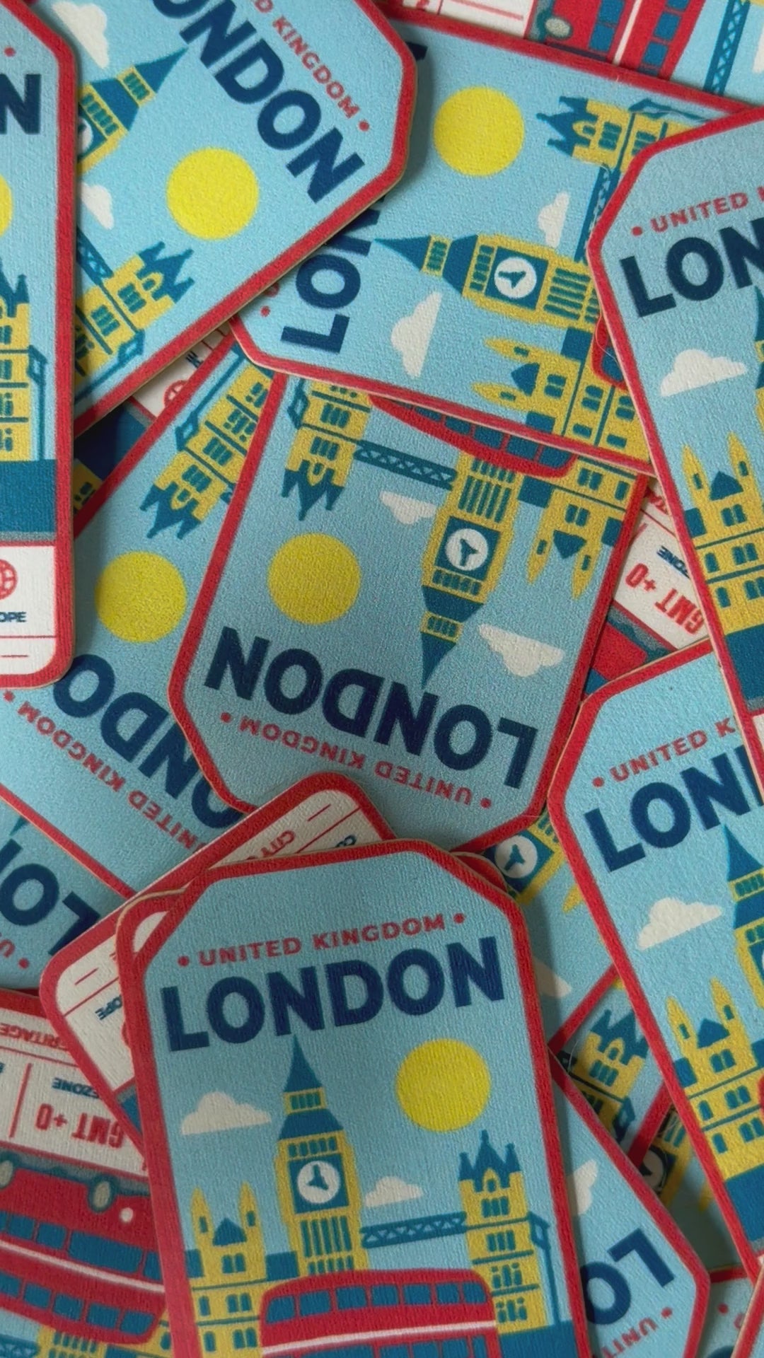 London - Bag Patch Sticker